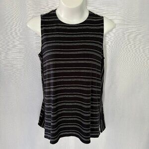 J JILL WEAREVER COLLECTION Striped Tunic Tank Top